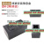 适用于不锈钢拉丝86面板D型音频信息盒多媒体墙面桌面插座BXQM-2 LC-HDMI-B(镀黑)