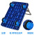 定制定制定制PLA300蓝色折叠塑料手推车平板工具车仓库搬运车议价 红色 90*60全塑超300kg