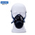 日本重松制作所口罩TW01SC单罐防雾霾PM2.5粉尘异味电焊打磨可清洗面具时尚轻巧舒适型 幻影黑+T2滤盒