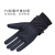 钢米 冬季户外防水加绒保暖手套 黑白色L 双 3460379