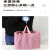 贝傅特 塑料包装袋 礼品袋服装购物袋手提袋打包袋 50个肤色(白提）宽30*高20+底8cm