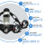玖盾安科 他救式空气呼吸器6.8L工业空气呼吸器正压式碳纤维空气呼吸 JD-RHZKF6.8/30
