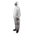 雷克兰 AMN428E 麦克斯 带帽 连体防护服防尘喷漆防化身体防护服 白 XL