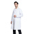 劳博士 TZ012 白大褂 工作服学校化学实验室服护士服药店食物厂工装白色 女L松紧袖