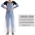 阿力牛 AW-014 PVC防水围裙 防油防污透明白色围裙 食品加工软皮围裙套袖 厚版120*80 围裙+套袖 