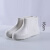 雨鞋靴工厂白色加雨靴耐酸耐油高筒耐用暖棉靴EVA胶鞋 白色中帮EVA不加棉 36