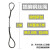 尚留鑫 插编钢丝绳双扣纯手工编织起重吊装吊索具钢丝绳 直径10mm2米长