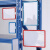 RFSZ 磁性安全标牌 仓储货架分区材料卡物资分类磁铁标签 蓝色 A6+双磁铁 15*10CM