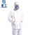 星工（XINGGONG）防静电服 分体带帽喷漆防护服无尘洁净室防尘服 白色 XL码