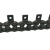 06B08B10A12A单侧单孔弯板链条带耳双侧带附件弯板输送滚子链条 3分(06B)单侧单孔弯板链条1.5米