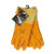 威特仕10-2327 驯鹿王鹿二层皮中袖款手感宝氩弧焊TIG手套 金黄色（100对/箱） XL 