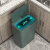 彩妃（CaiFei）智能垃圾桶全自动感应式垃圾桶带盖厨房卫生间客厅卧室垃圾筒大号 【轻奢款】 绿金色 18L 升级充电版