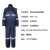 分体雨衣 防暴雨专用 反光条雨衣雨裤 藏青色 L(N211-2A)