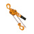 KITO LB025 环链手扳葫芦L5型V等级镀镍链条轻量型吊钩高强度钢板葫芦2.5t/1.5m黄色 1台装