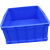 工孚 周转箱 可堆式储物零件物流整理 全新料蓝色 750*560*400mm 单位：个