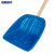 海斯迪克 塑料除雪铲 粮食铲胶铲推雪板 含柄耐磨塑料锹 大号蓝色 长46cm宽42cm HKQJ14