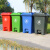 米奇特工（Agents mickey）户外垃圾桶塑料 室外物业楼道分类垃圾桶 脚踏垃圾桶 绿色 60L