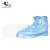 大杨A5便携式防水雨鞋套男女 M码37-38 珠光蓝 防滑成人中筒透明中帮雨靴套 定制