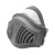 3M防尘面具1212半面具套装 防护工业粉尘及非油性颗粒物等 KN90防尘面罩 1套装