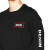 迪赛（DIESEL）男士棉质红黑配色徽标长袖T恤衫 A00355 0AAXJ 900 黑色 XXL