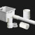 良浦 PVC线管杯梳 锁扣螺接 阻燃白色 适用于25线管 10个装 LXT-SK25