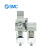SMC AC20D-AC40D-A 系列 空气组合元件:过滤减压阀+油雾分离器 AC40D-04G-A