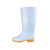 谋福（CNMF）卫生靴 男女雨靴 白色厨房耐油防酸碱卫生靴 高筒鞋 41码 9598
