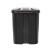 震迪 塑料垃圾桶 40L上海款双桶脚踩式咖啡黑色分类垃圾桶室外公园垃圾箱可定制 KT551脚踩式双桶垃圾箱