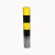 月桐（yuetong）高亮度反光膜警示柱路桩 DYT-Y0160 114×1000mm 壁厚1.5mm 地埋式 黑黄 1根