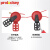 prolockey 微型缆绳锁 可调节伸缩式钢缆锁 缆绳直径4.3mm 长度2.4mm CB21+挂锁+挂牌