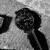 唯路时（JONAS&VERUS）飞亚达旗下 手表男士石英表发现 白色单针读时 进口牛皮带 黑白色黑盘Y02065-Q3.BBBLB