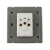 国际电工86型家用墙壁开关插座灰色面板套餐多孔USB暗装电源插座星空灰 五孔插座（十只装）