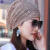 适用于 适用于化疗后女帽子夏天薄款化疗帽子透气夏天后女士帽薄 浅灰(夹花蕾丝) M(56-58cm)