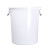 奕多美 塑料桶 280L白色无盖 加厚大号蓄水桶发酵桶