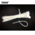 安赛瑞 珠形可松式活扣扎带2.0×150mm尼龙理线带 重复使用电源线捆绑束线扣带 白色（1000个装） 24488