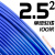 定制金联宇国标阻燃BVR1 1.5 2.5 4 6平方软多股铜芯家装电线铜线 2.5平方 单皮软线(100米)蓝色