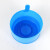 海斯迪克 一次性水桶封口盖 饮水机纯净水桶密封盖聪明盖 6.8克蓝色(100个) HZL-130