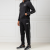 EMPORIO ARMANI阿玛尼男装运动套装男士棉质连帽上衣+束脚运动裤 EA7外套 黑色6GPM32 PJ07Z 1200 XL