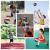 萨达儿童幼儿园篮球4号5号红黄蓝红蓝白粉色红棕色中小学生小孩子朋友拍皮球PU软皮比赛 PU软皮-505粉色-5号球（5-10岁）
