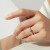 周六福钻石戒指铂金钻戒 群镶大钻四爪镶嵌女款钻戒求婚订婚结婚 11分 15号