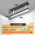 适用于嵌入式led灯长条 长方形办公室会议室走廊吊顶暗装过道平板灯 黑色120*12CM-LED白光-30W 20W(含)-69W(含) 30cmX120cm