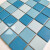 以琛定制地中海 游泳池马赛克陶瓷图案制定蓝色 浴水池鱼池室 三色浅蓝 工程款量大送货