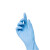 百净优BJY089一次性丁腈手套 加厚耐油耐酸碱 蓝色 9寸M