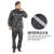 卓迪旭 ZDX-YFT03黑色牛津布分体雨衣套装，反光条巡逻防暴雨户外雨衣 2XL