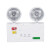 德银  消防应急灯新国标双头LED应急照明灯安全出口指示灯型号： 3015