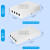 4口SC光纤终端盒光纤盒接线盒光纤终端盒LC接口光缆光纤光端盒 小款白色