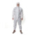3M 4515白色带帽连体防护服定做 防尘化学农药喷漆实验室工业清理清洁防护服-L码