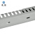 卓炫 灰色方形pvc塑料阻燃线槽 开口U型配线槽 走线槽 行线槽带盖 80*80（10米）