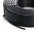金龙羽 国标铜芯电线电缆多芯多股软线RVV5*6平方电线100米/卷 黑色