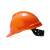 梅思安/MSA V-Gard500豪华型PE透气孔V型安全帽工地建筑工程防砸防冲击头盔超爱戴帽衬带下颚带 可定制 橙色